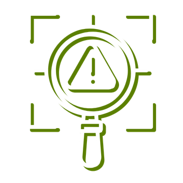 Object Detection Icon White Green – G6 IT