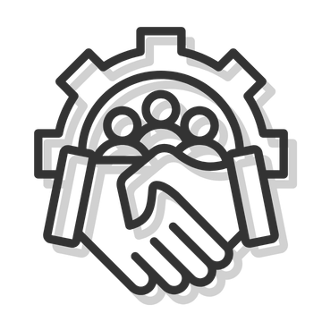 Supportive IT Services Icon Black Shadow – G6 IT