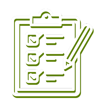 Audit Readiness and Documentation Icon White Green – G6 IT