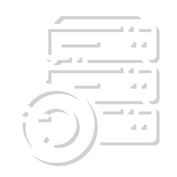 Data Backup and Recovery Icon White – G6 IT