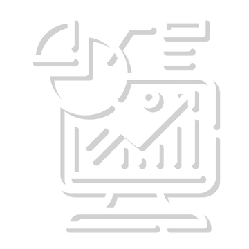 Data-Driven Decisions with AI Icon White – G6 IT
