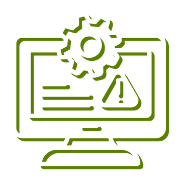 Endpoint Detection and Response (EDR) Icon White Green – G6 IT