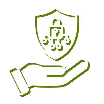 Fractional Chief Information Security Officer (vCISO) Icon White Green – G6 IT