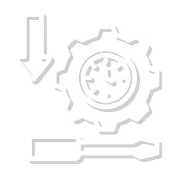 Minimize Downtime Icon White – G6 IT