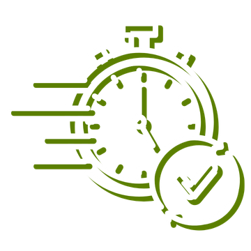Fast Support Improves Productivity Icon White Green – G6 IT